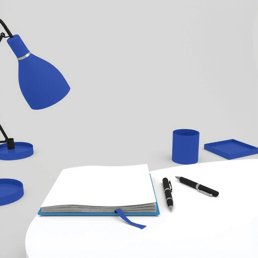 Abstrakcyjna ilustracja sieci neuronowej w odcieniach niebieskiego